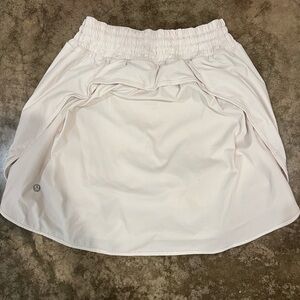 White Lululemon Hotty Hot Skirt